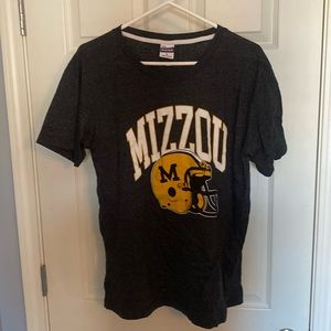 Dark Grey Mizzou Charlie Hustle T Shirt